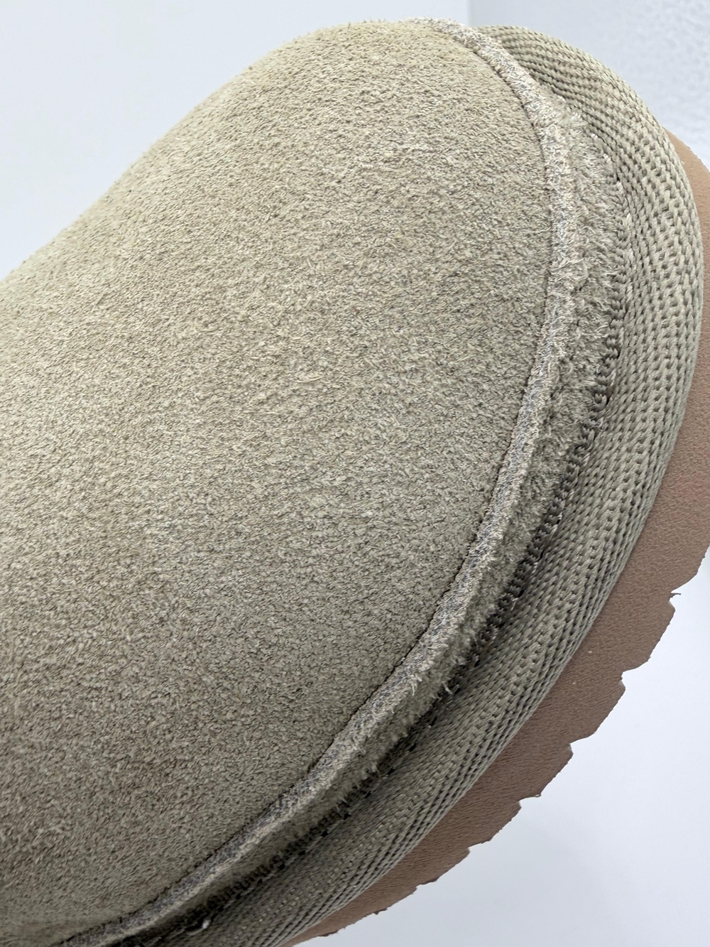 Koolaburra by UGG Advay Suede Faux Fur Ankle Boots Taupe Dune Women's Size 5 NWT - Picture 10 of 13